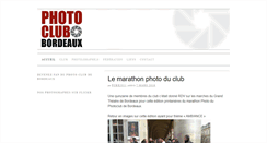 Desktop Screenshot of photoclubdebordeaux.com